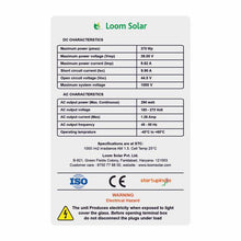 Load image into Gallery viewer, Loom solar 2 kw Grid Connected AC Module
